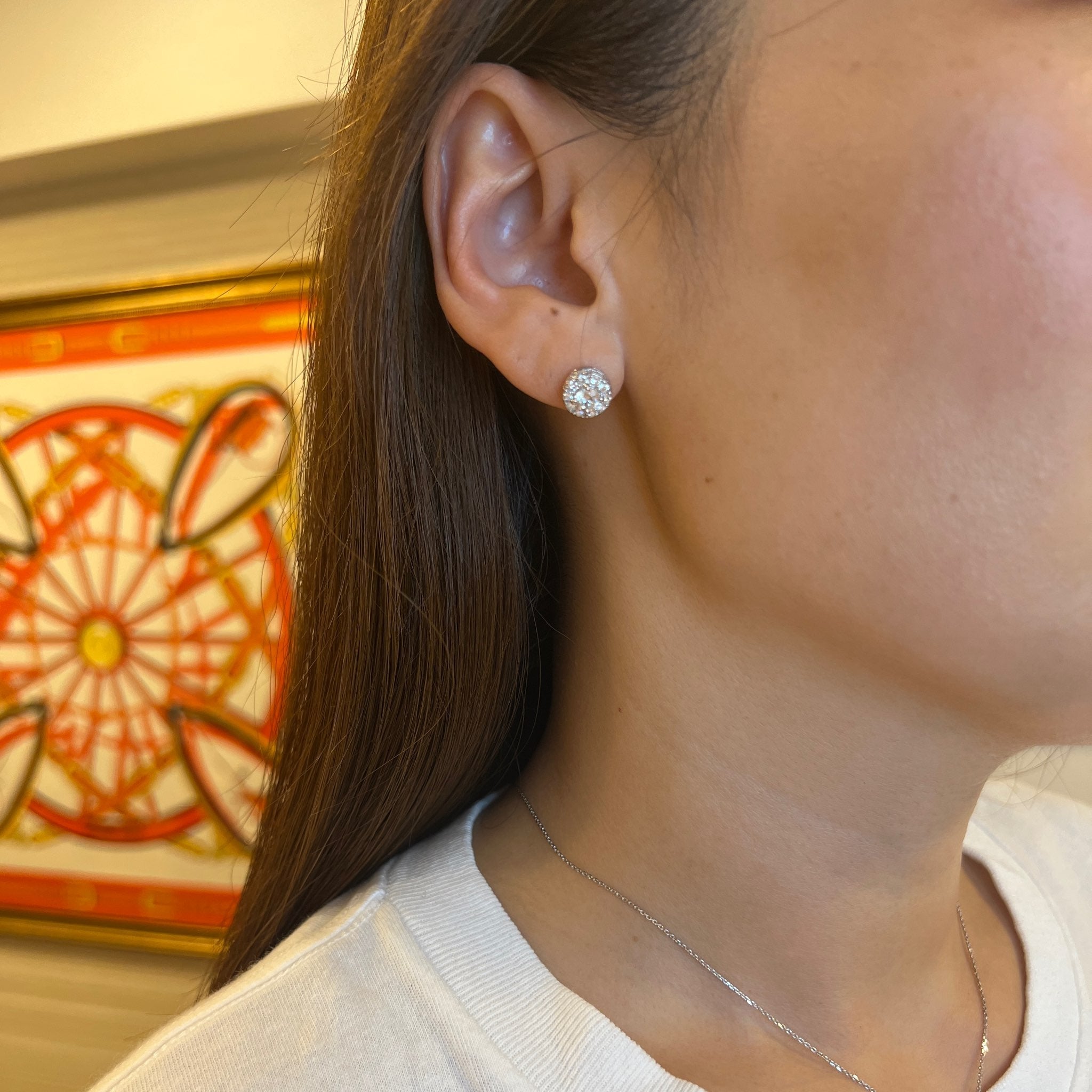 ポインターパヴェピアス〜中石0.3ct G SI GD UP|AYAKO SAKURAI(櫻井 彩子(サクライ アヤコ))公式通販サイト